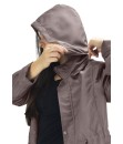 Parka Jaqueta Butu Biru P ao Extra Grande Feminino - Marrom